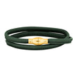 Lederarmband Silberverschluss