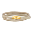 Lederarmband Silberverschluss