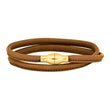 Lederarmband Silberverschluss