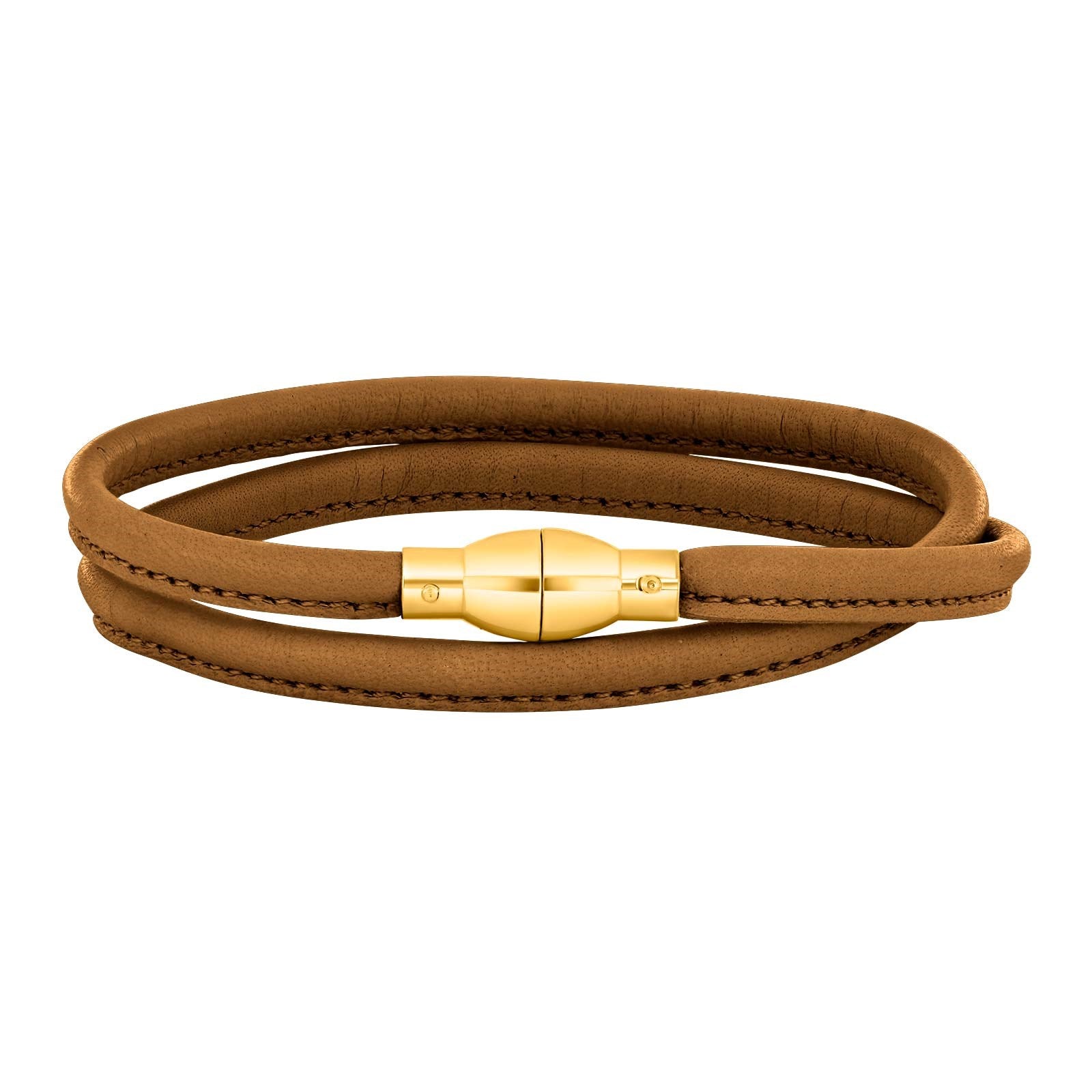 Lederarmband Silberverschluss
