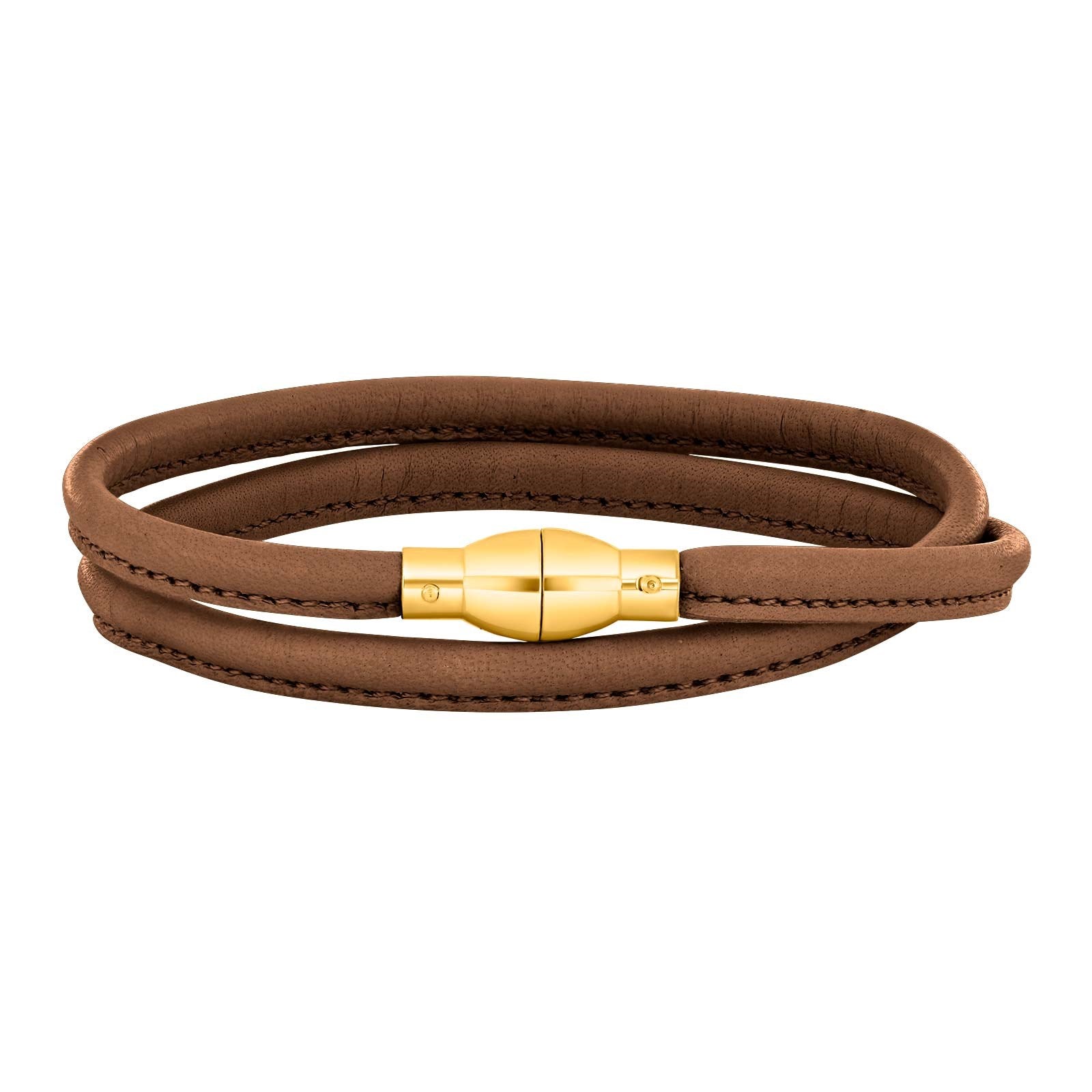 Lederarmband Silberverschluss