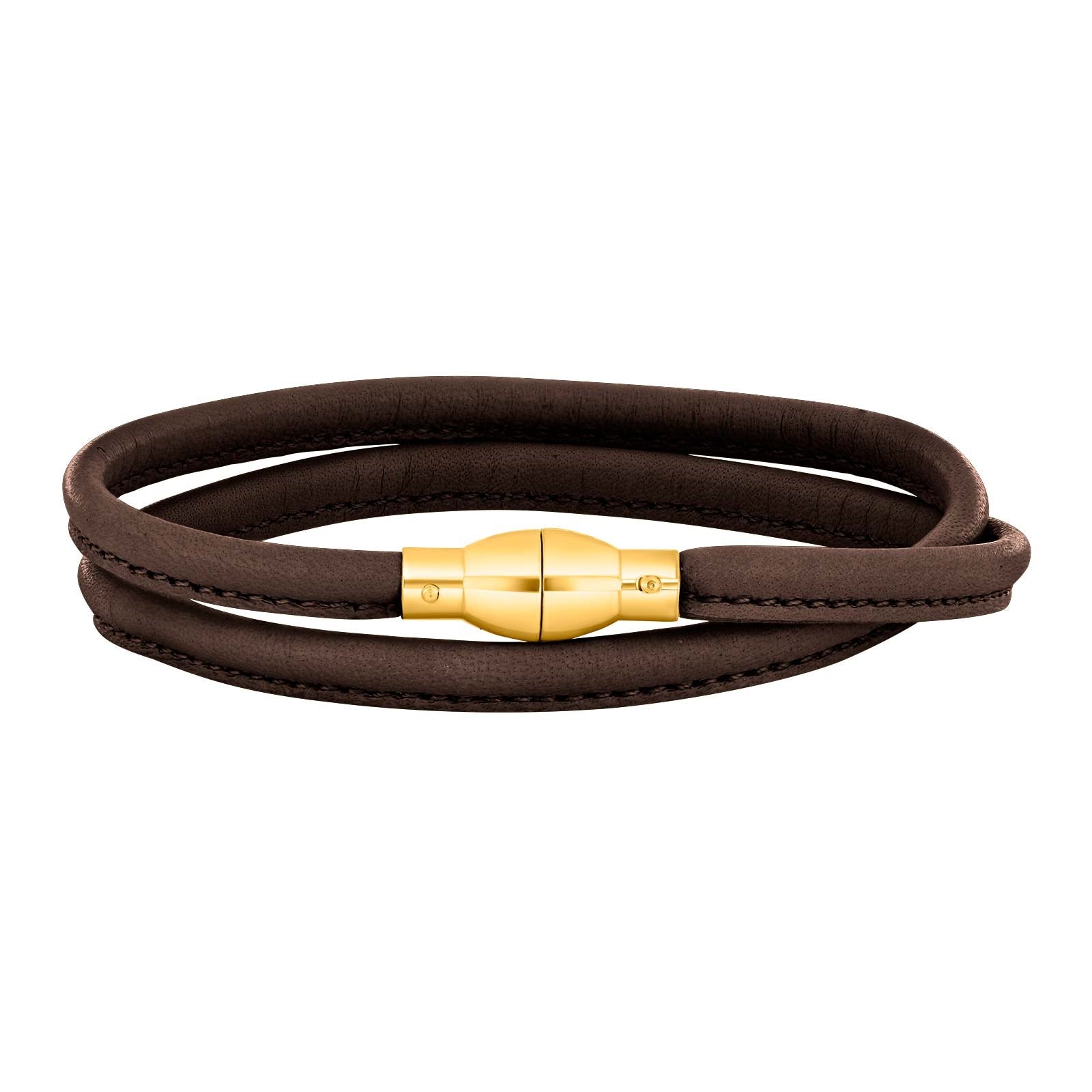Lederarmband Silberverschluss
