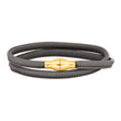 Lederarmband Silberverschluss