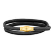 Lederarmband Silberverschluss