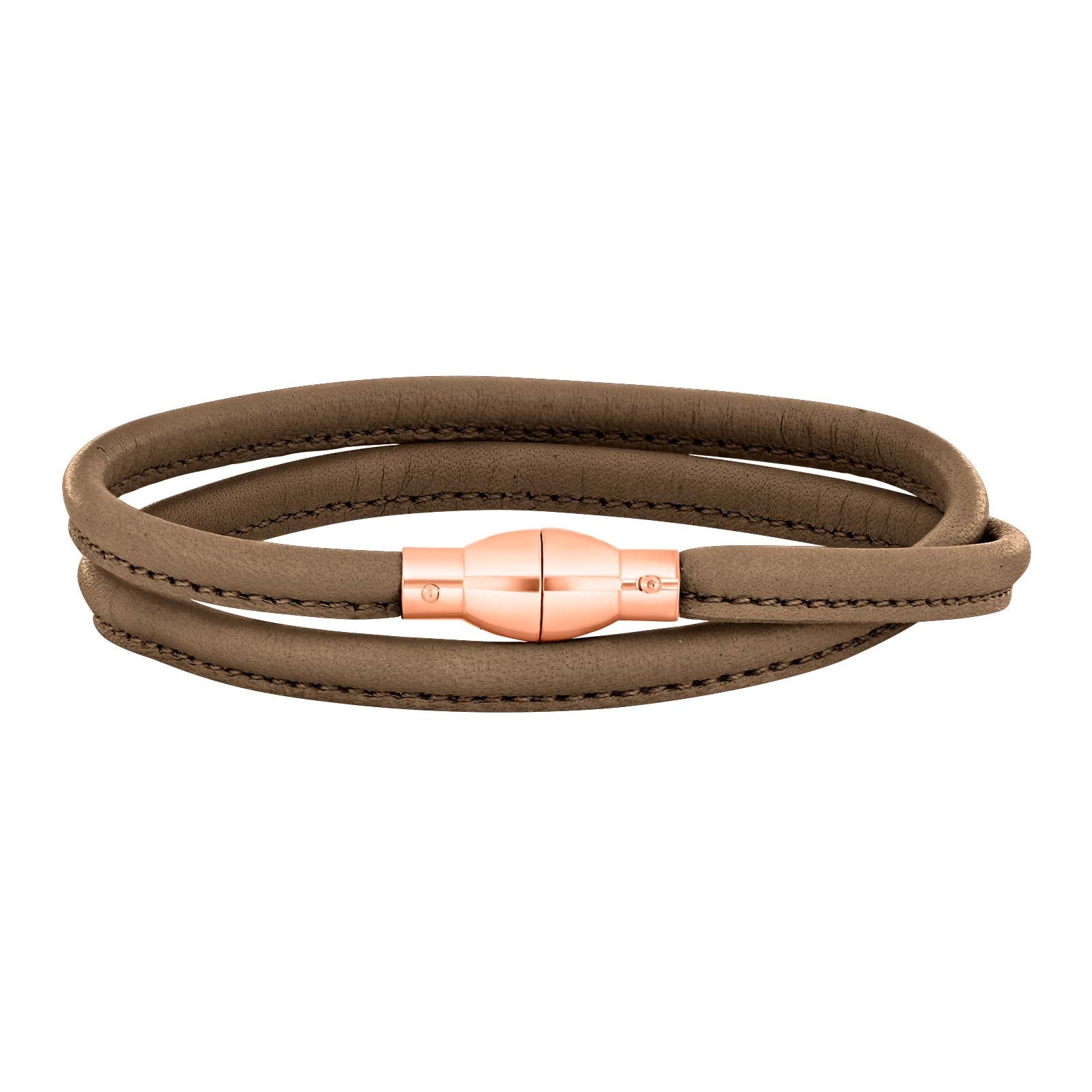 Lederarmband Silberverschluss