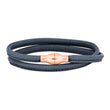 Lederarmband Silberverschluss