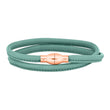 Lederarmband Silberverschluss