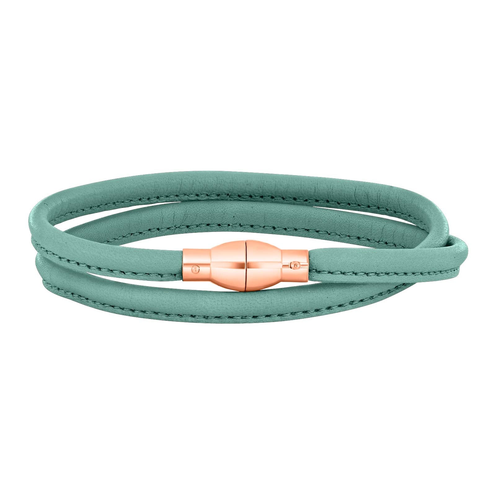Lederarmband Silberverschluss