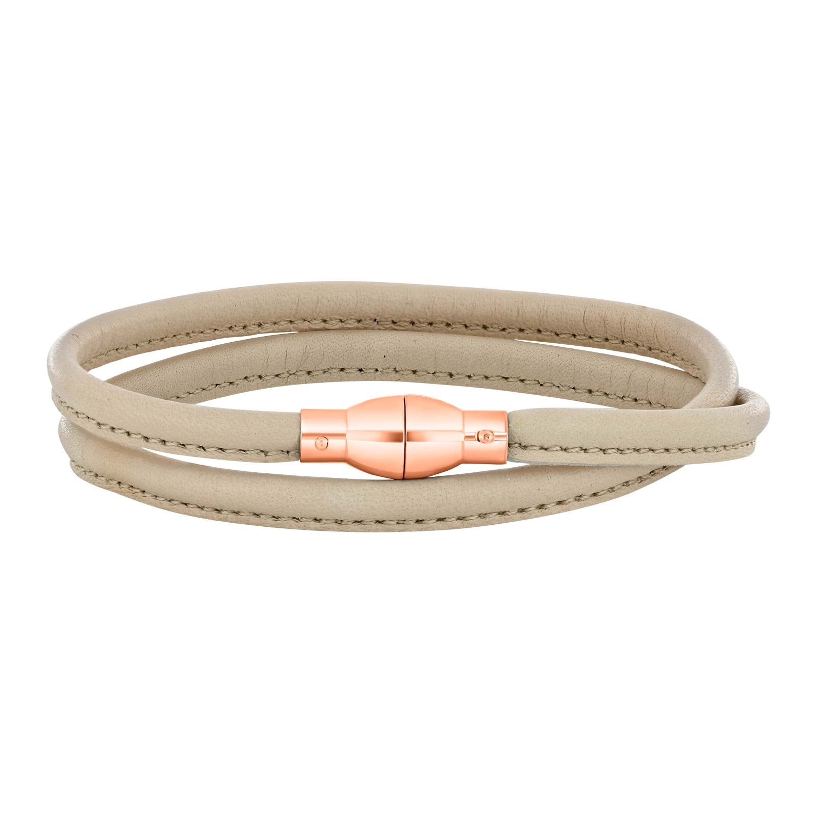 Lederarmband Silberverschluss