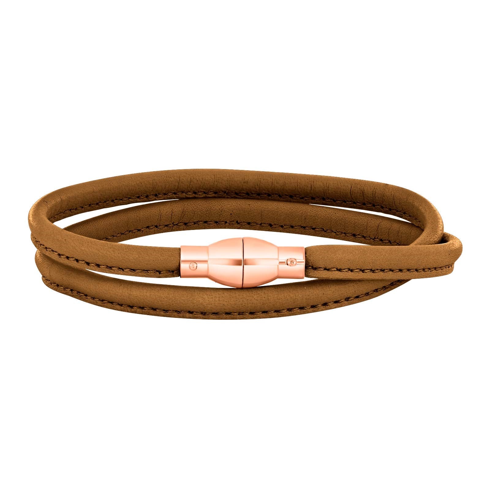 Lederarmband Silberverschluss