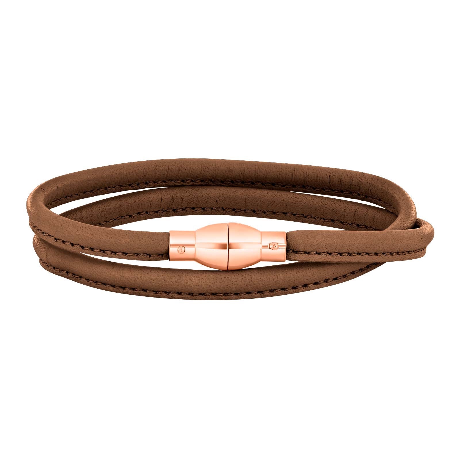 Lederarmband Silberverschluss