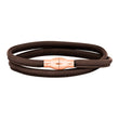 Lederarmband Silberverschluss