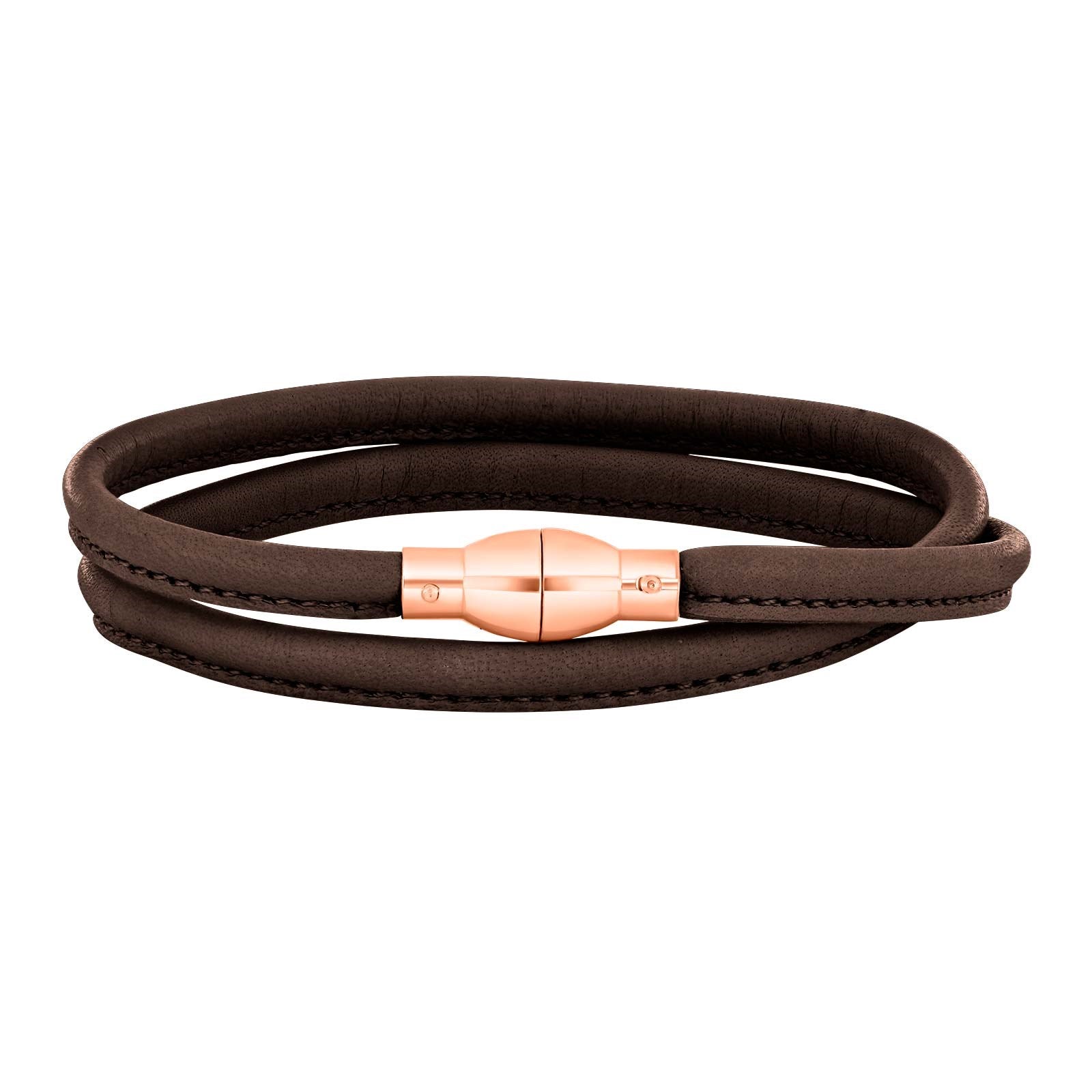 Lederarmband Silberverschluss