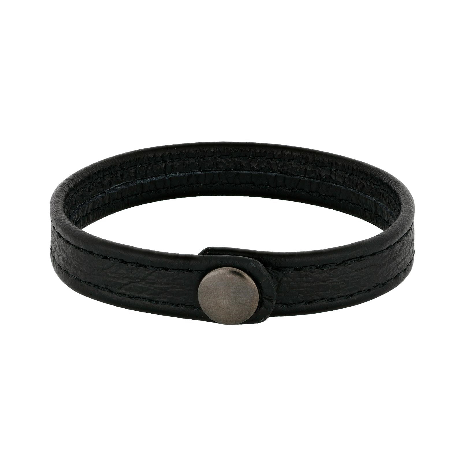 SON Armband schwarzes Kalbsleder 12mm