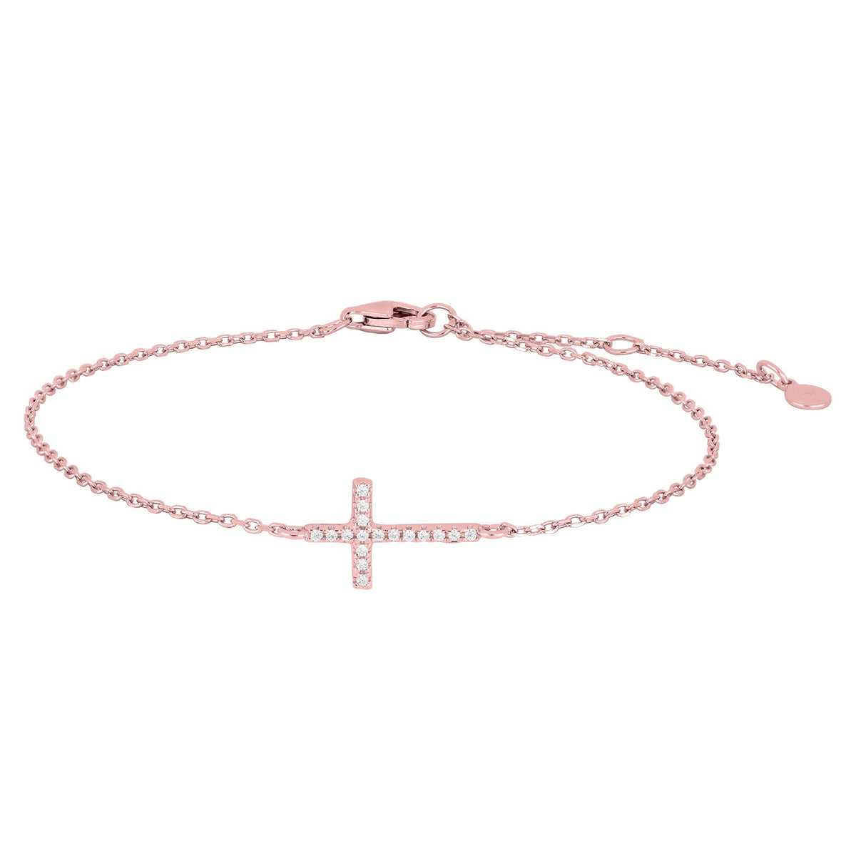 Armband ALAINENOR 17cm - Rosévergoldet