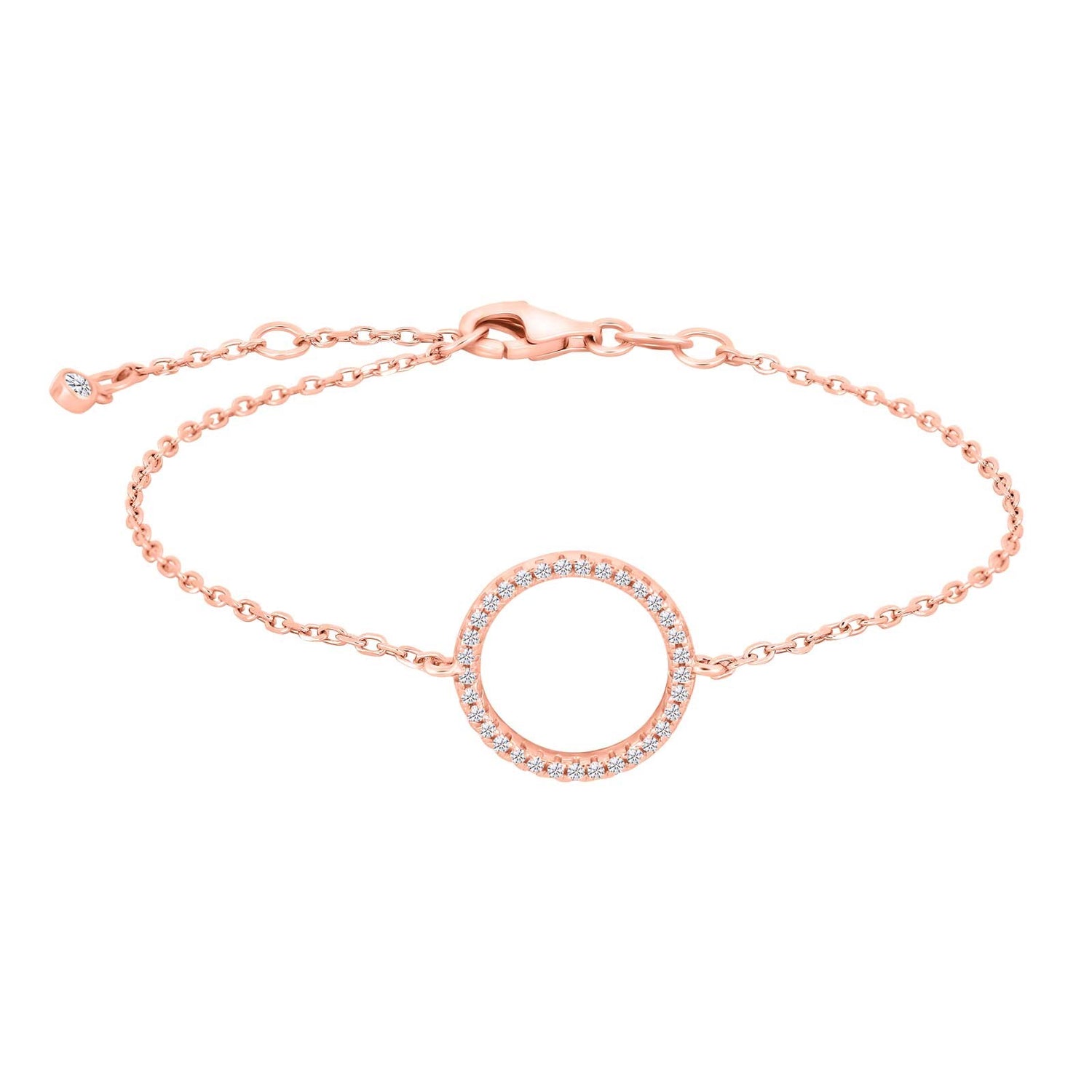 Silberarmband ANNANOR - Rosévergoldet