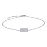 Rhd. Silver bracelet FELINANOR 10x5mm