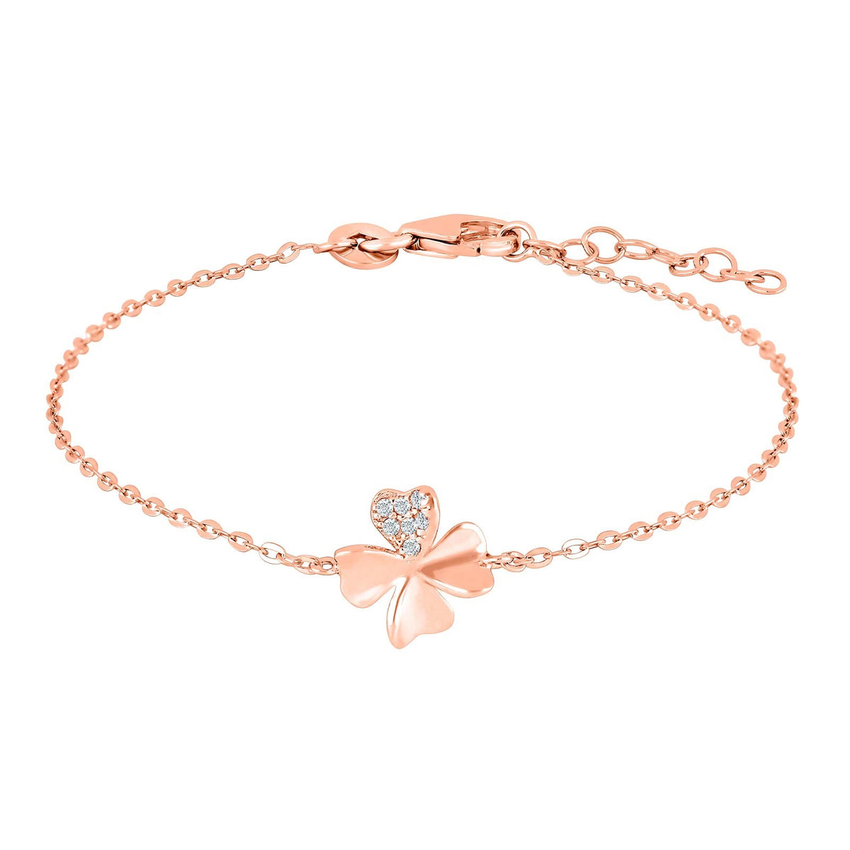 Silberarmband JOLINNOR - Rosévergoldet