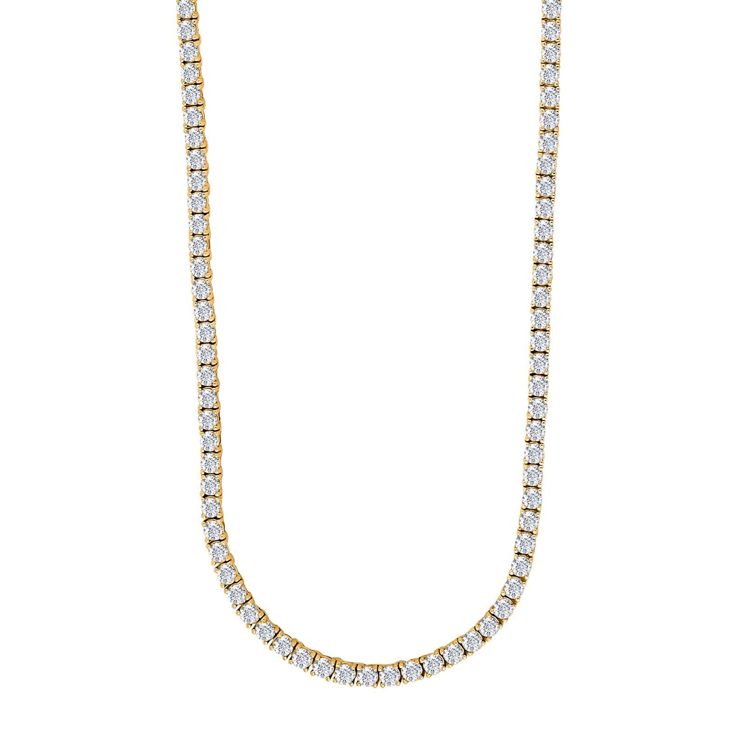Sølv collier KARENNOR - Forgyldt