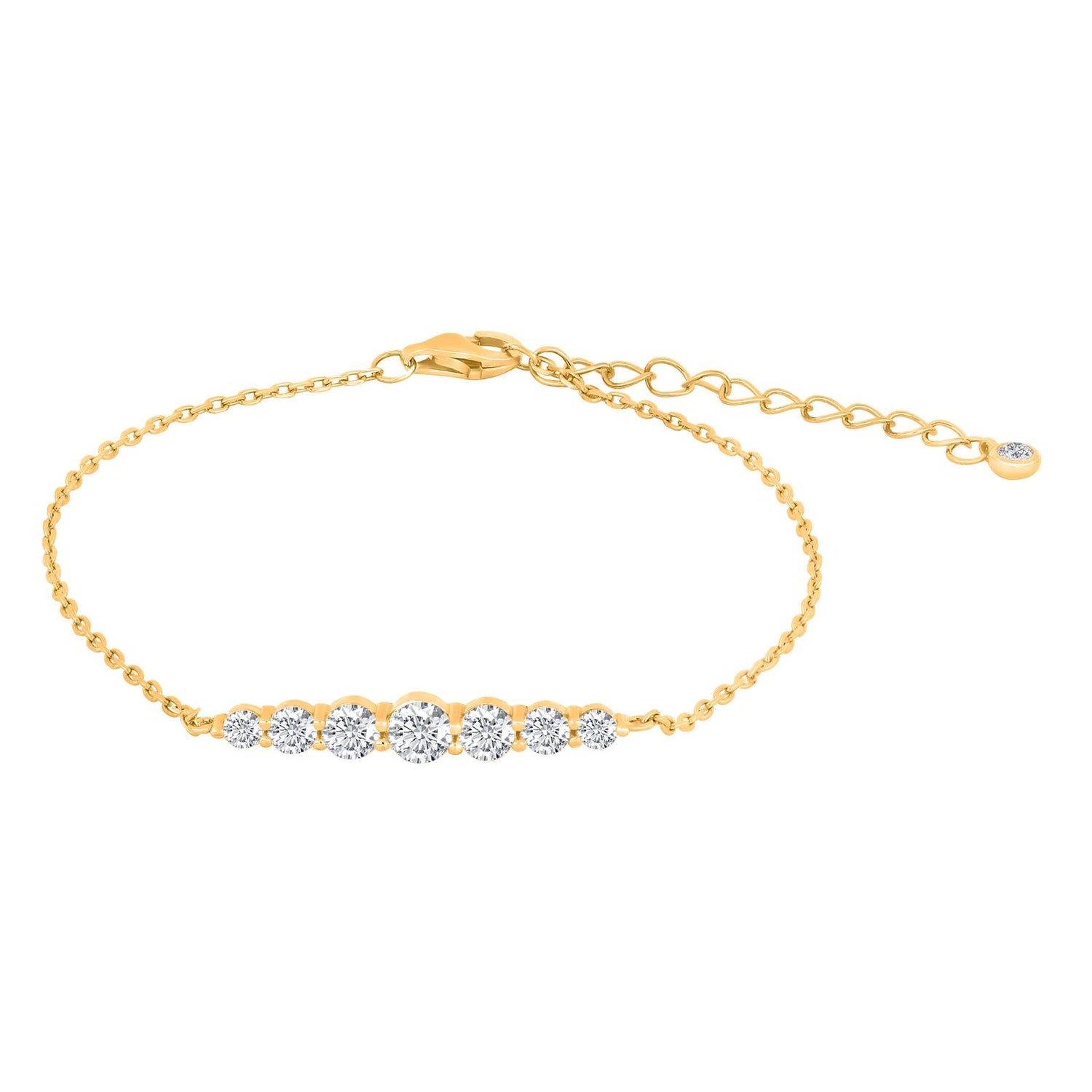 Silberarmband LINDANOR - Vergoldet