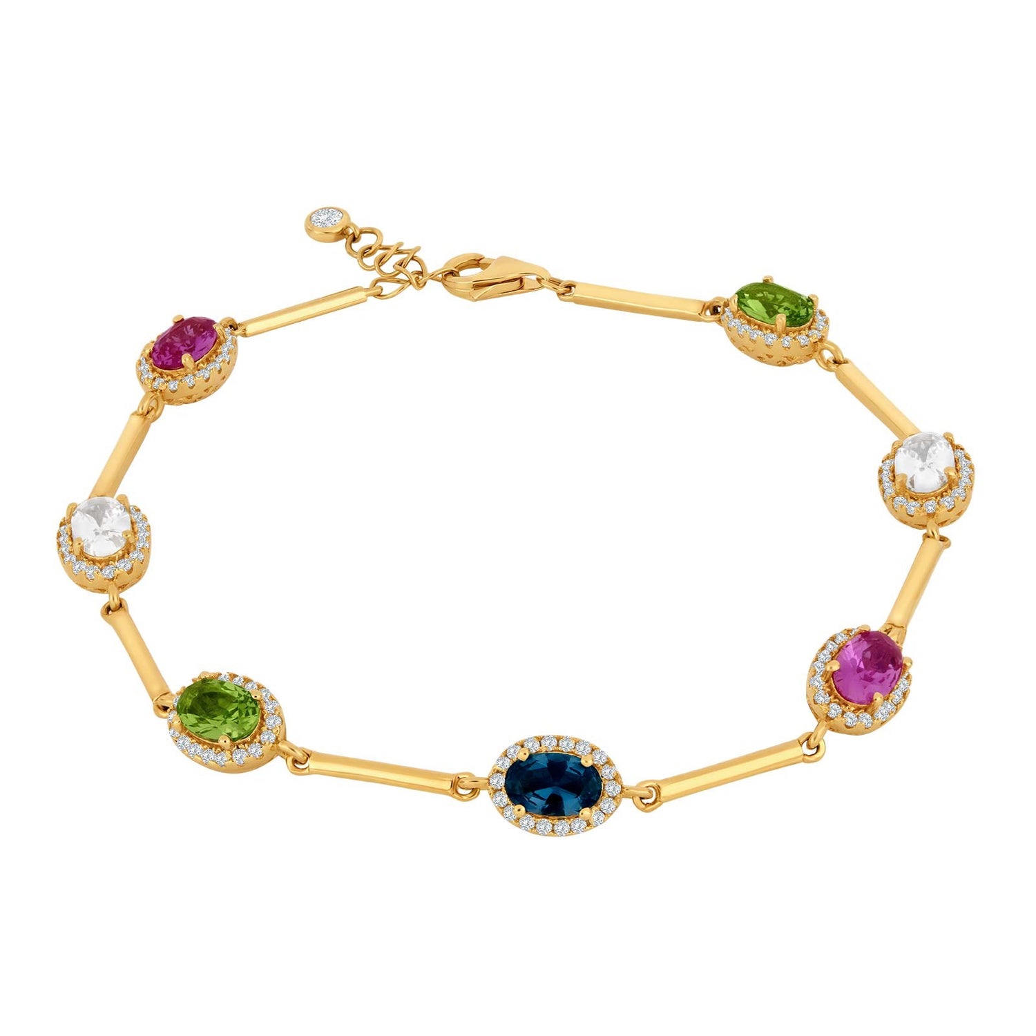 Vergoldet Silber Armband MILLENOR