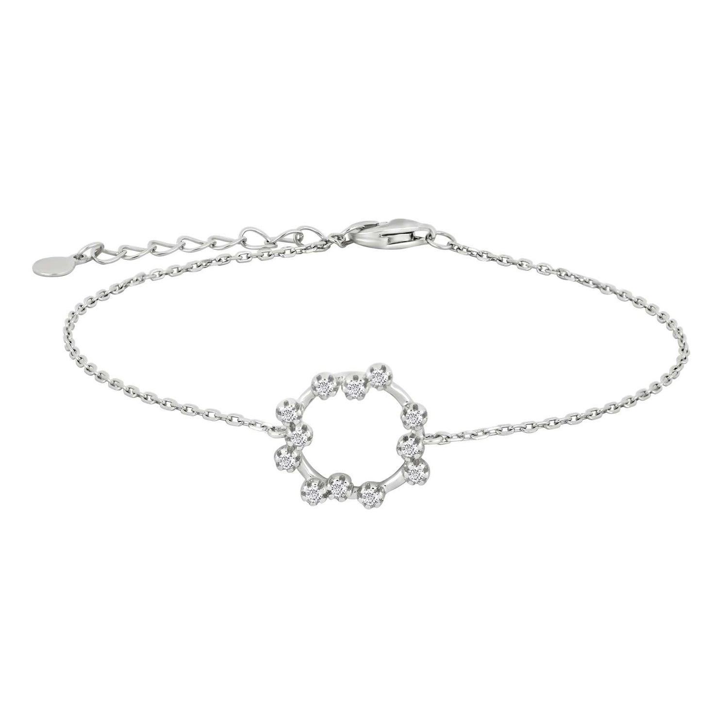 Silberarmband NANANOR - Rhodiniert