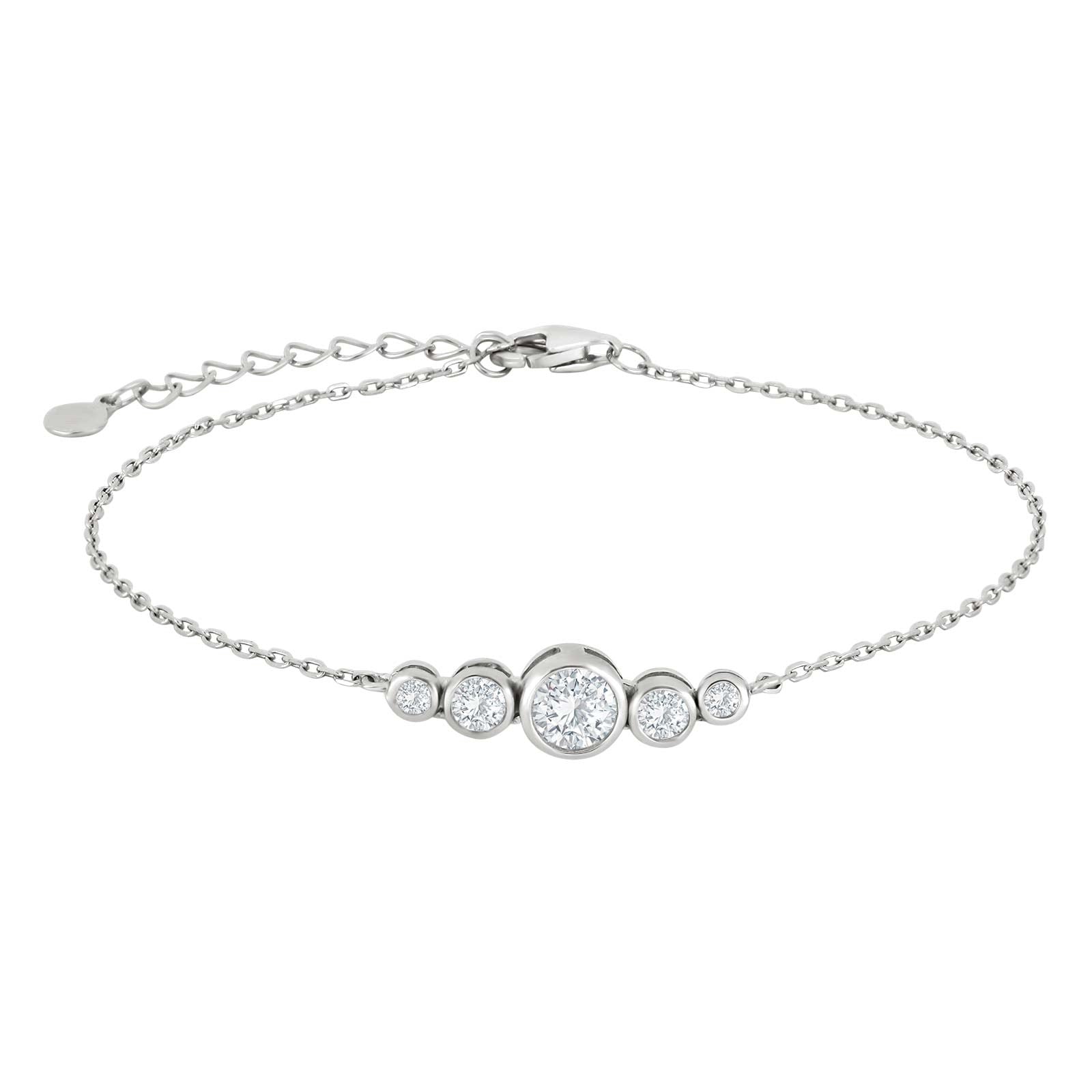 Rhodinierte Silber Armband NYNNENOR