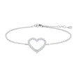 Silberarmband Herz OBINOR