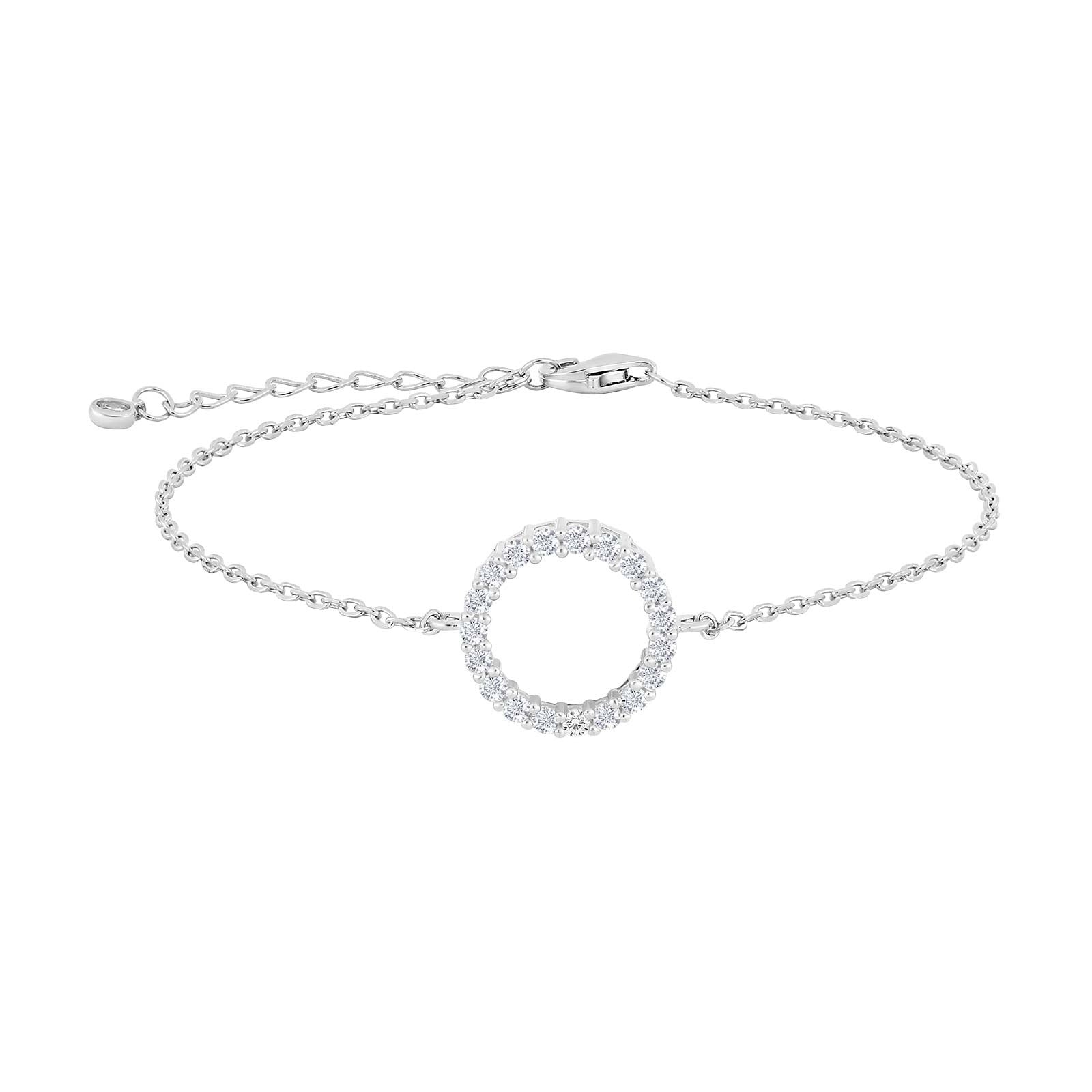 Silver bracelet circle OBINOR