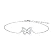 Silver bracelet butterfly PAMELANOR