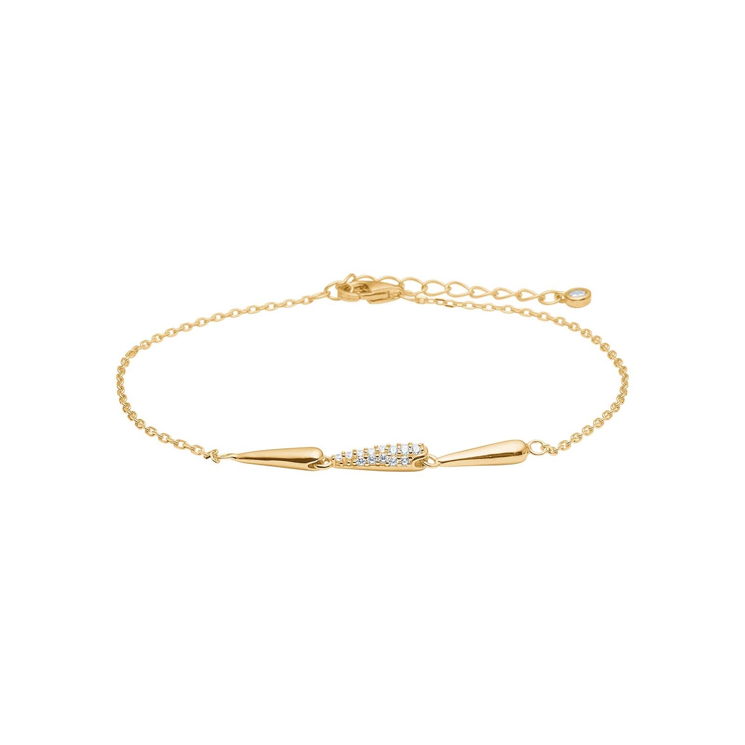 Silberarmband ROMYNOR - Vergoldet