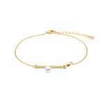 Silver bracelet PEARLY52