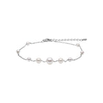 Silber-Armband weiß TIFFANYNOR