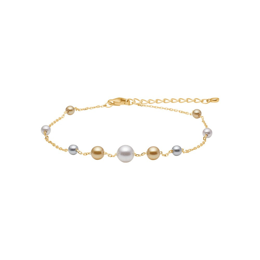 Silber-Armband grau TIFFANYNOR - Vergoldet