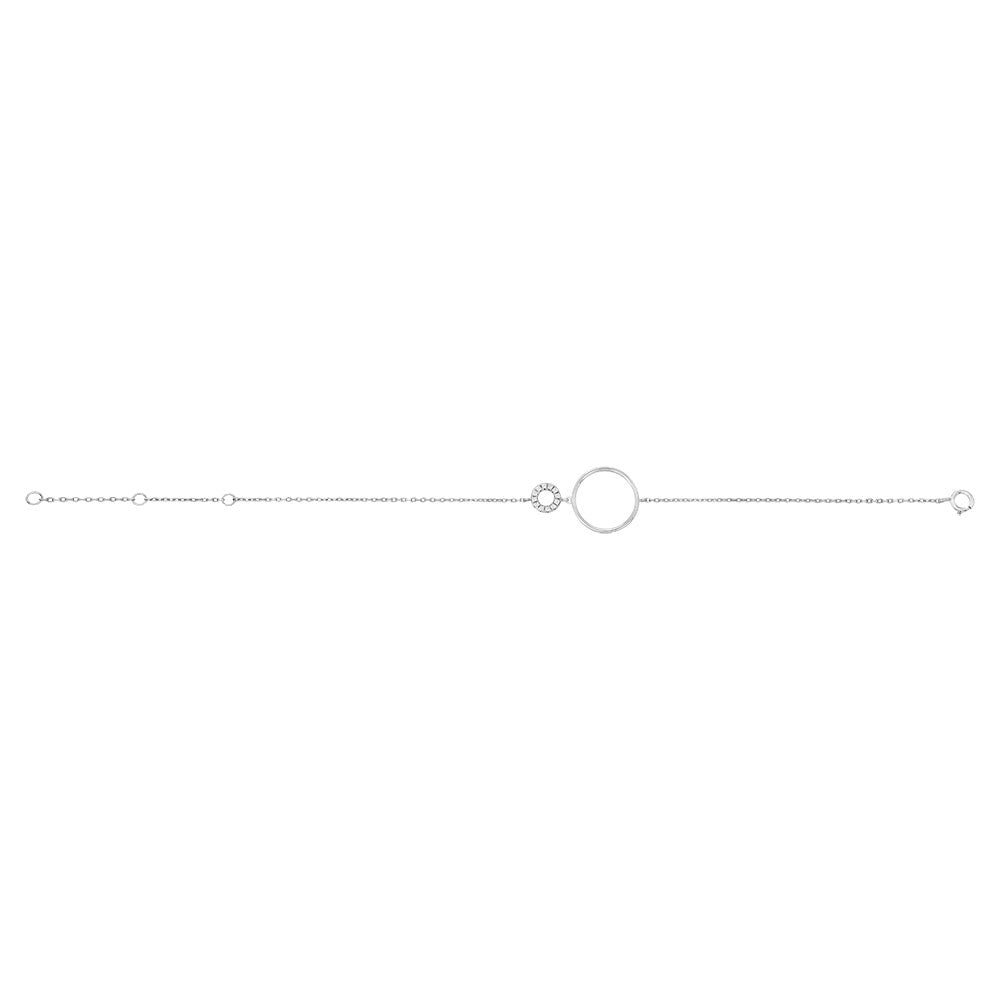 Silberarmband DONNANOR 24mm - Rhodiniert