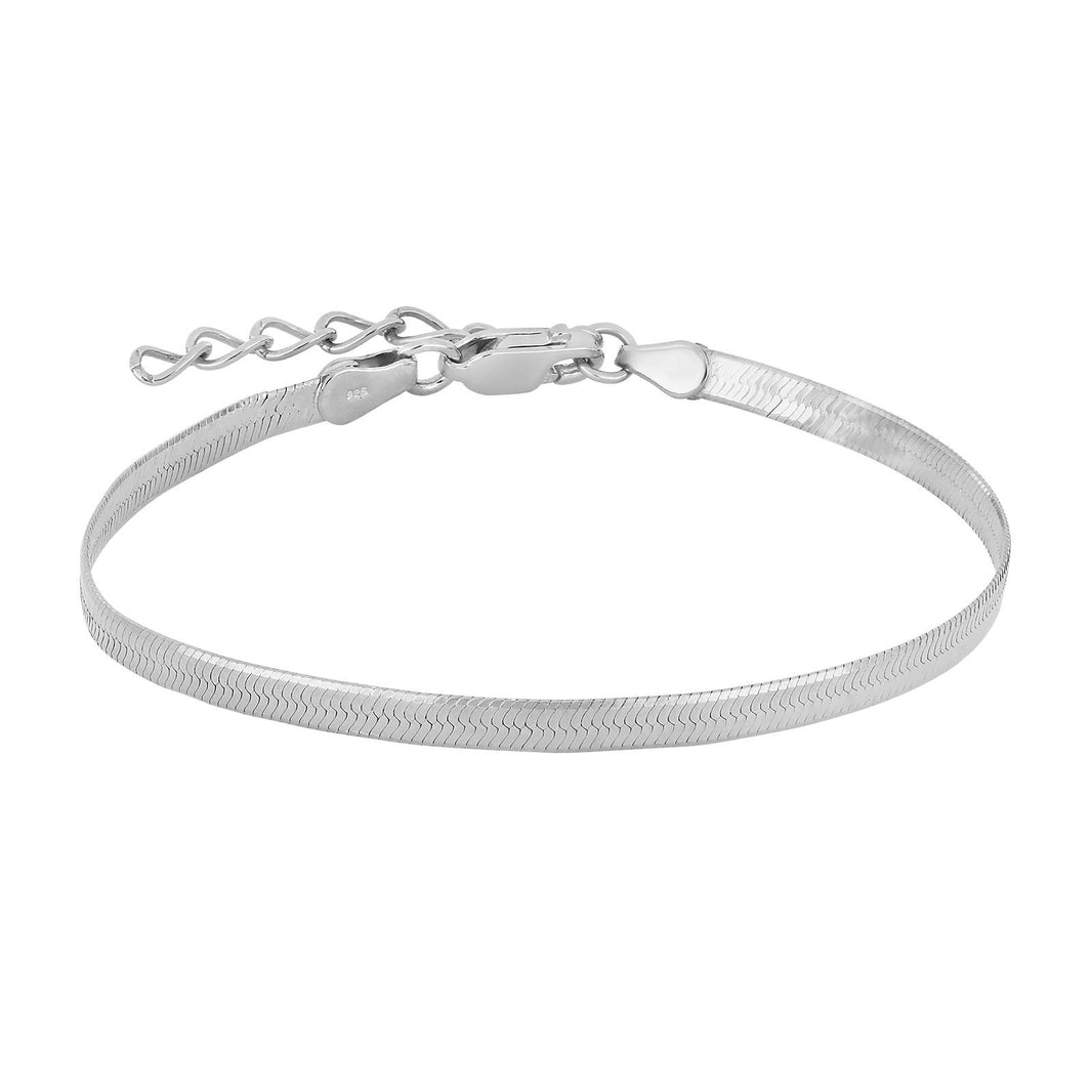 Silberarmband FLAT52 - Vergoldet