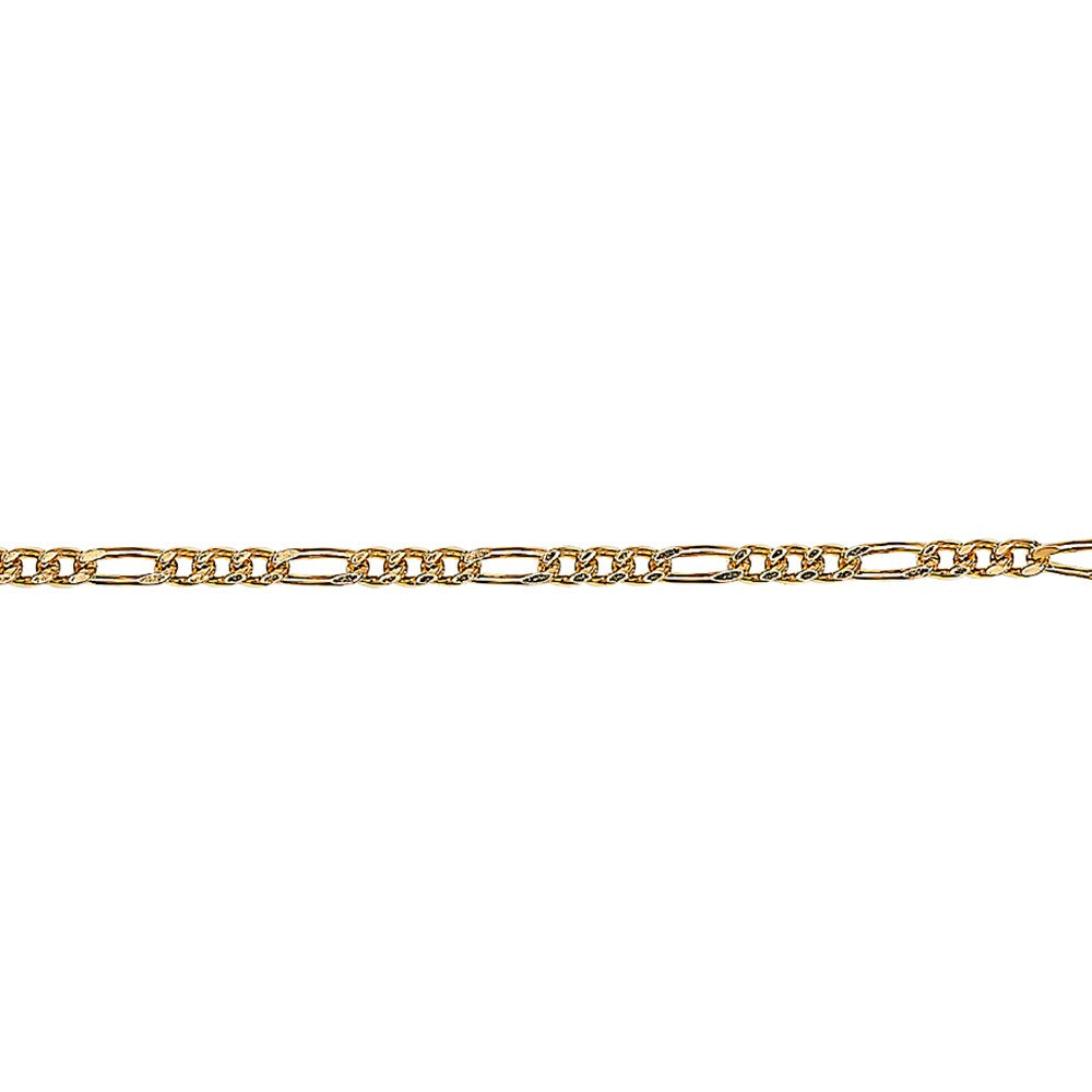 9kt. Goldarmband Figaro