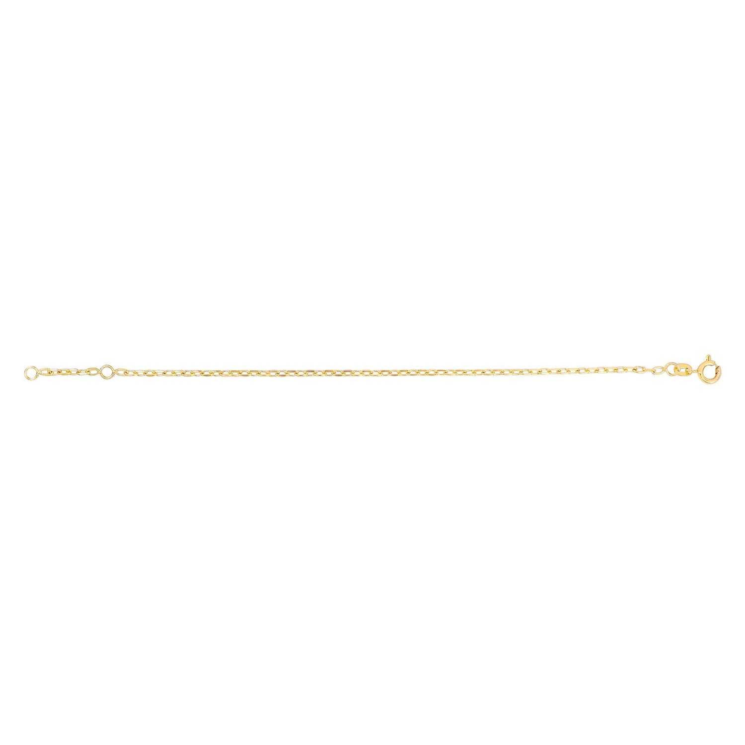 9kt. Goldarmband Facette Anchor