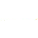 9kt. Goldarmband Anchor long link
