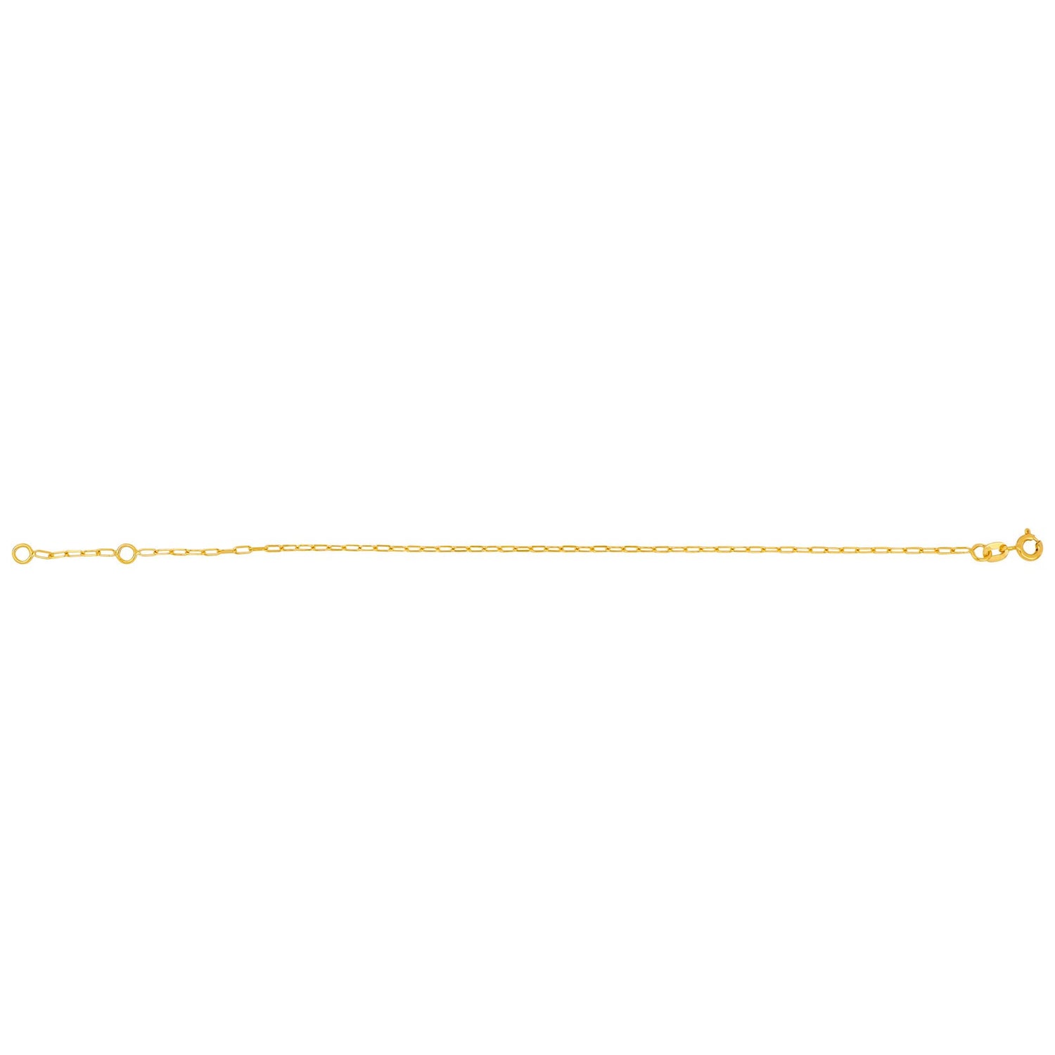 9kt. Goldarmband Anchor long link