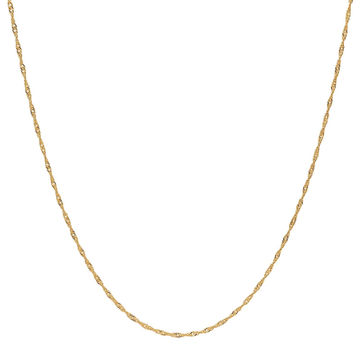 9kt. Goldkette Singapur