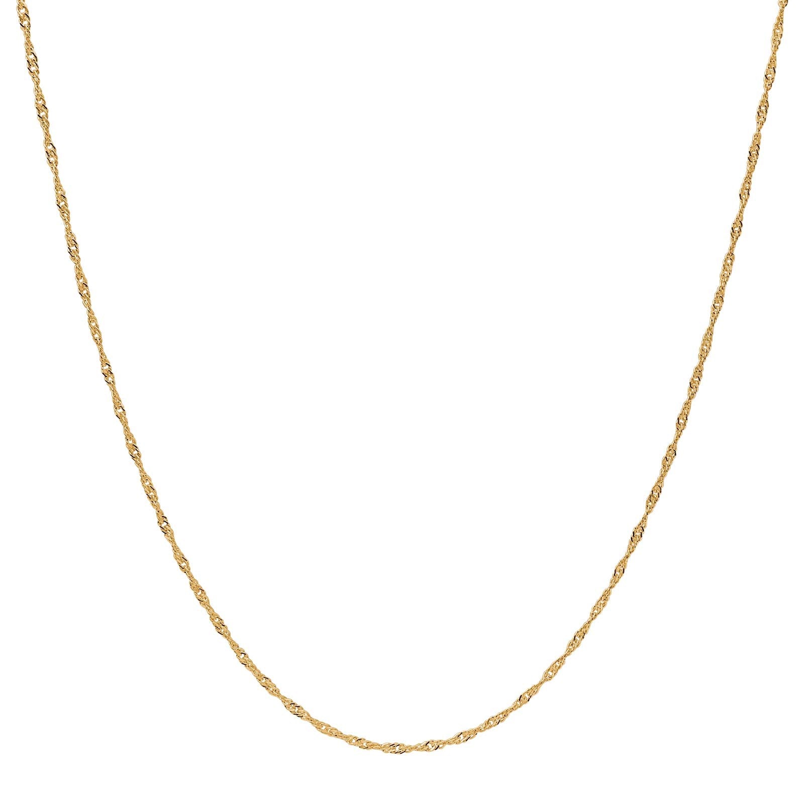 9kt. Goldkette Singapur