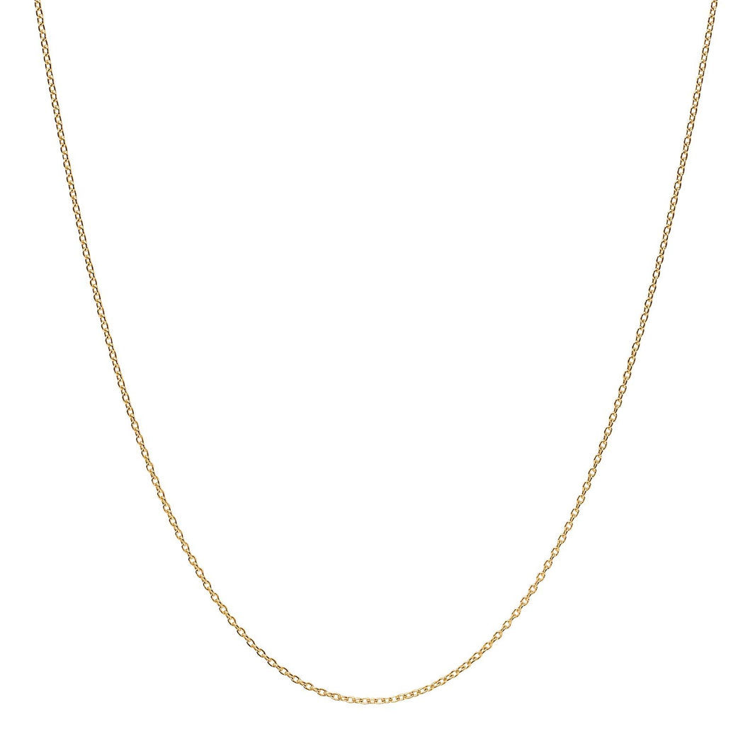 9kt. Goldkette Rund Anchor