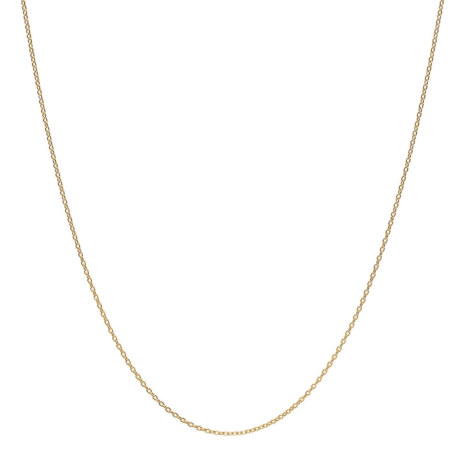 9kt. Goldkette Rund Anchor
