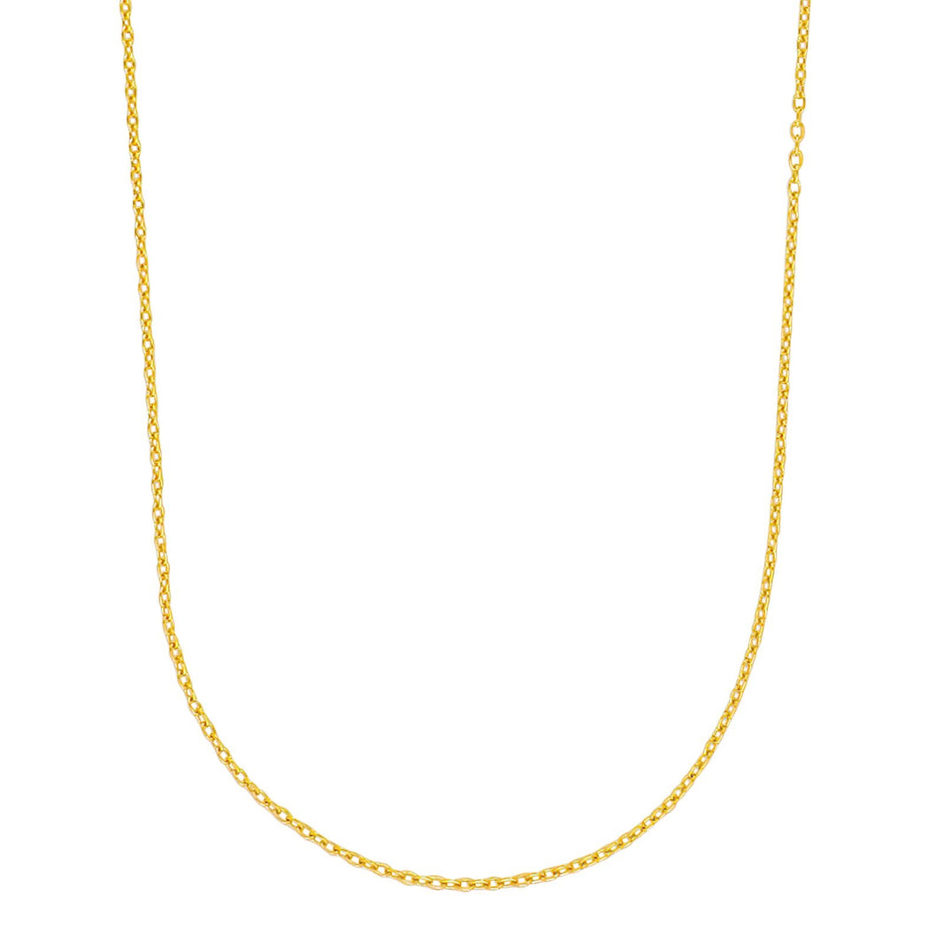 14kt. Goldkette Rund Anchor