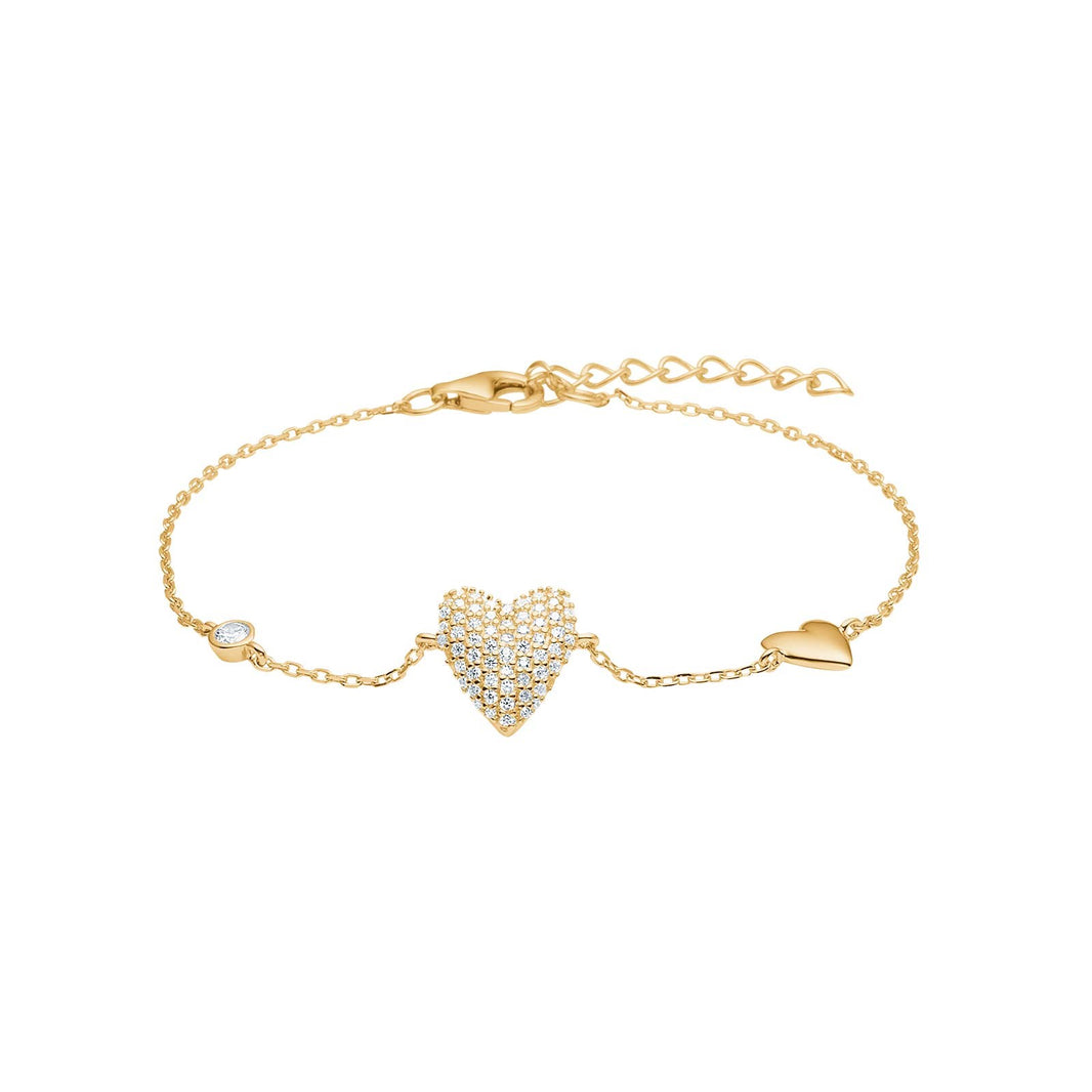 Silver bracelet RISANOR - Gold plated