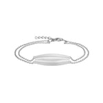 Siersbøl Rhod. Silver bracelet LINÈA