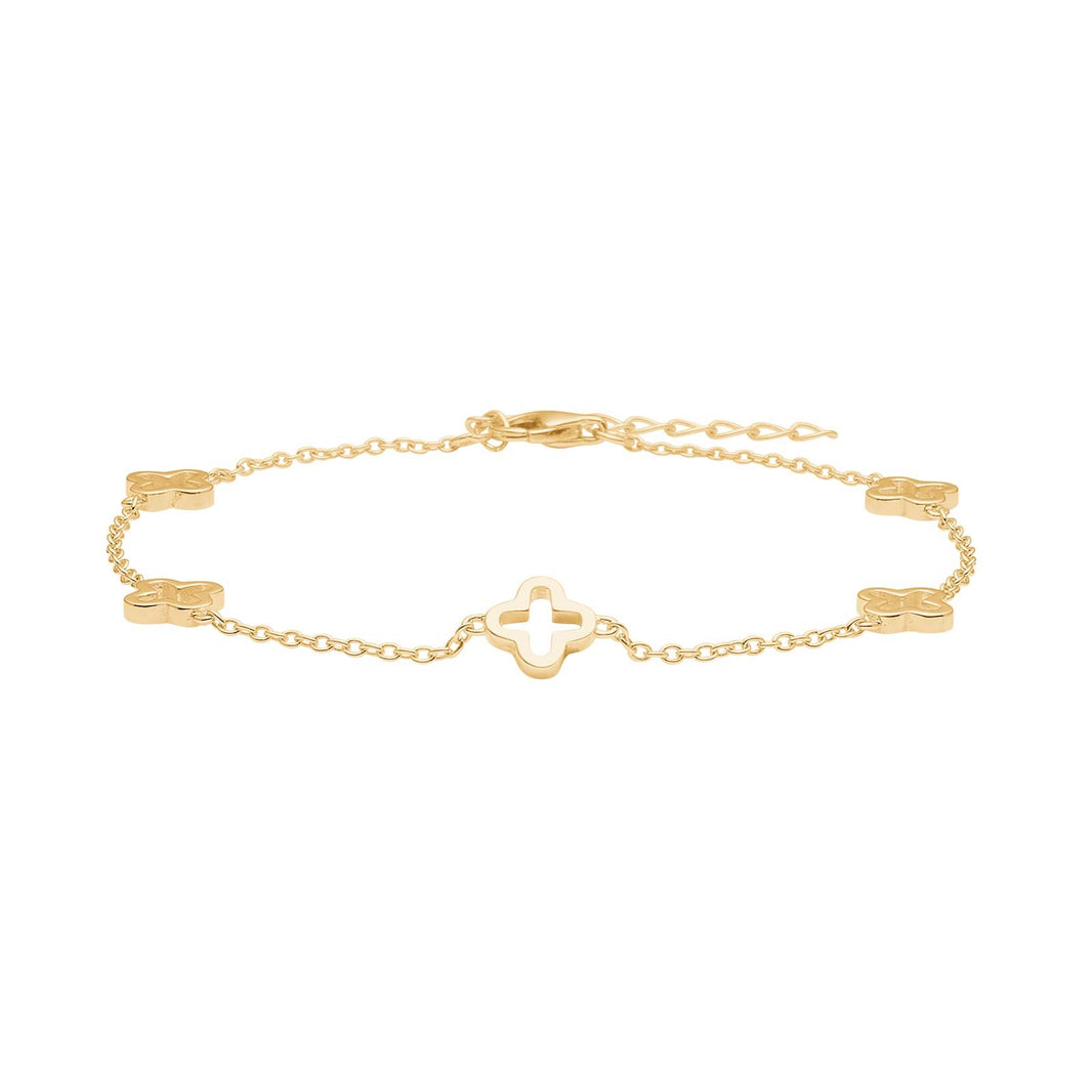 Silver bracelet HARMONY52 - Gold plated