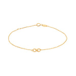 8ct. gold bracelet w/eternity