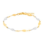 8ct. gold bracelet bicolor